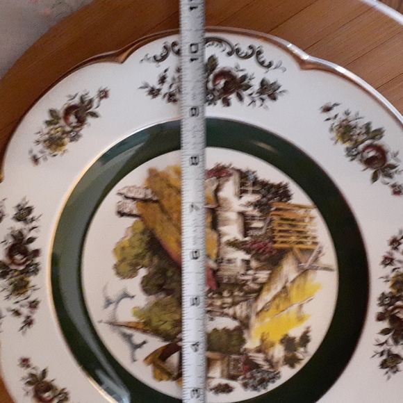 👉*VTG* ASCOT (VILLAGE) SERVICE PLATE (CHARGER) by WOOD & SONS ENGLAND - Picture 6 of 8
